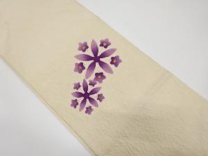 アンティーク　ふくれ織花模様袋帯（材料）